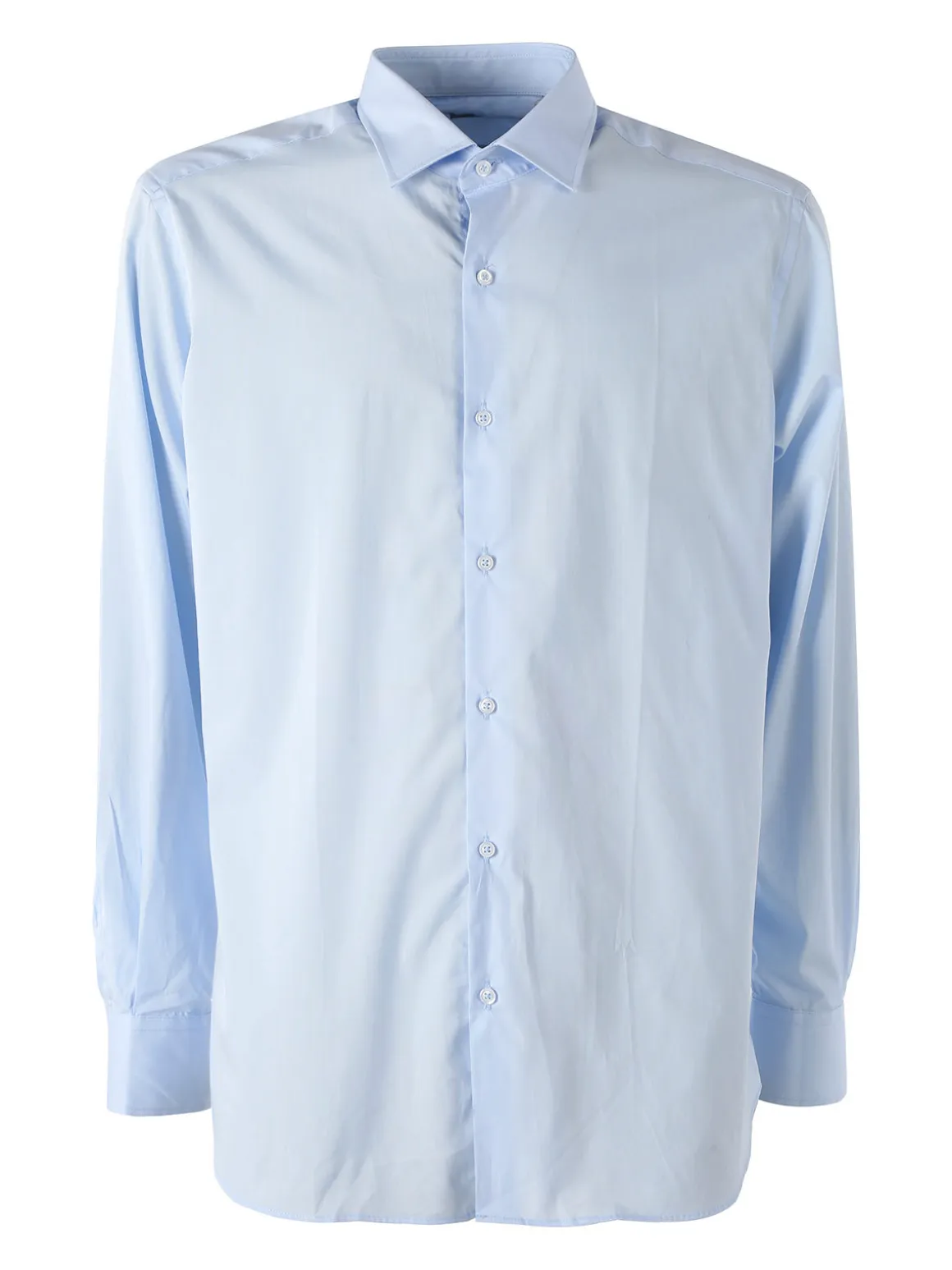 Coveri Moving Camicia da uomo in cotone regular fit a maniche lunghe - azzurro