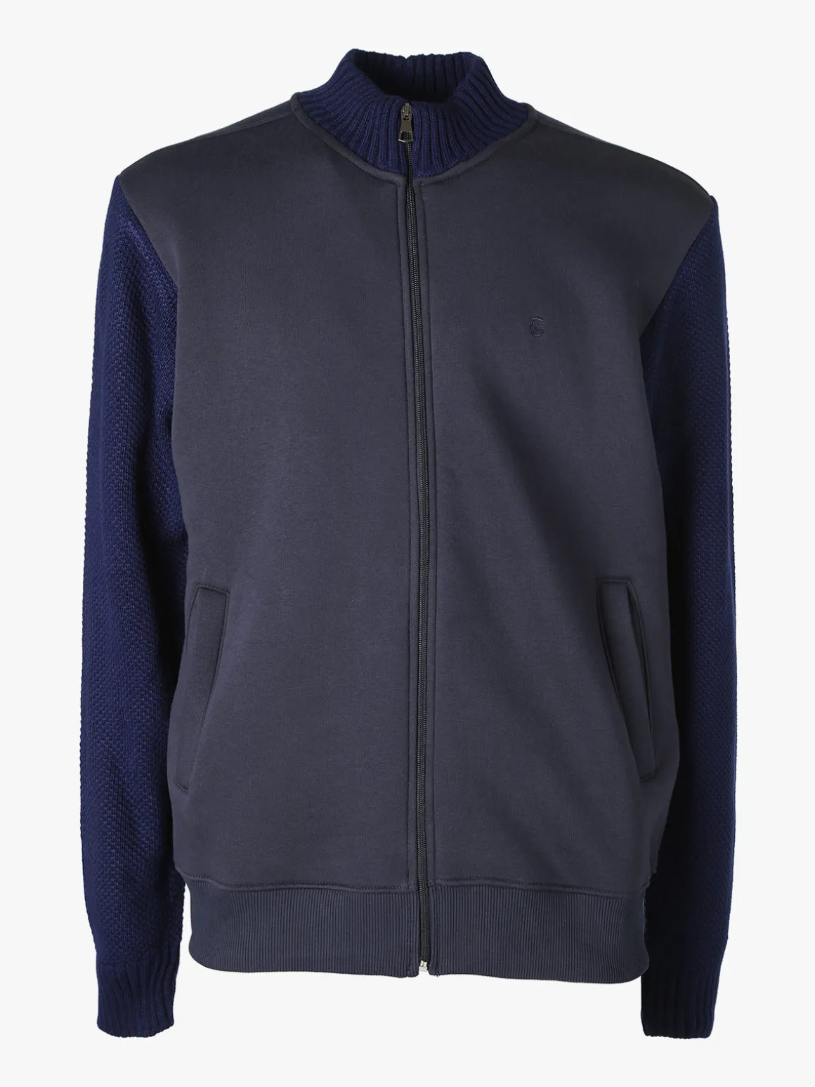 Coveri Moving Felpa da uomo con maniche in maglia - blu scuro