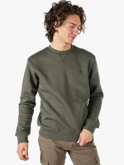 Coveri Moving Felpa girocollo da uomo - militare