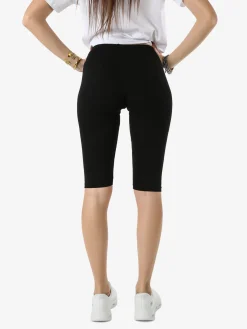 Coveri Moving Leggings a pinocchietto da donna in cotone - nero