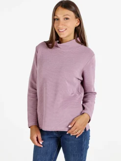 Coveri Moving Maglia donna a maniche lunghe accollata - rosa