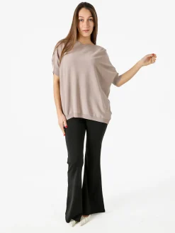 Coveri Moving Maglia donna a maniche corte - fango