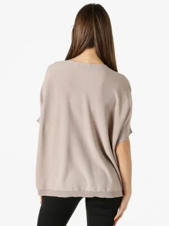Coveri Moving Maglia donna a maniche corte - fango