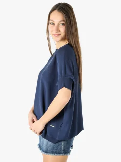 Coveri Moving Maglia donna a maniche corte - blu