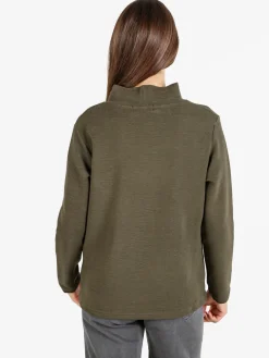 Coveri Moving Maglia donna a maniche lunghe accollata - nero