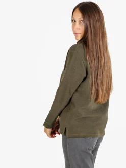 Coveri Moving Maglia donna a maniche lunghe accollata - nero