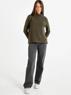 Coveri Moving Maglia donna a maniche lunghe accollata - bordeaux