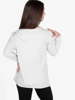 Coveri Moving Maglia donna in lurex con spacchi laterali