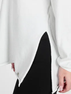 Coveri Moving Maglia donna in lurex con spacchi laterali