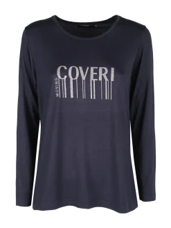 Coveri Moving Maglia girocollo da donna con stampa