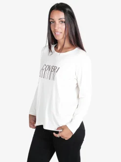 Coveri Moving Maglia girocollo da donna con stampa