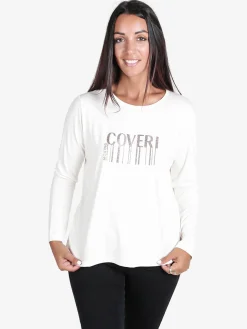 Coveri Moving Maglia girocollo da donna con stampa