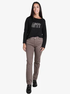 Coveri Moving Maglia girocollo da donna con stampa