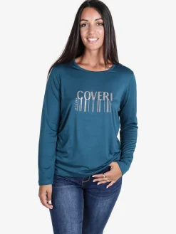 Coveri Moving Maglia girocollo da donna con stampa