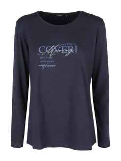 Coveri Moving Maglia girocollo da donna con stampa scritta