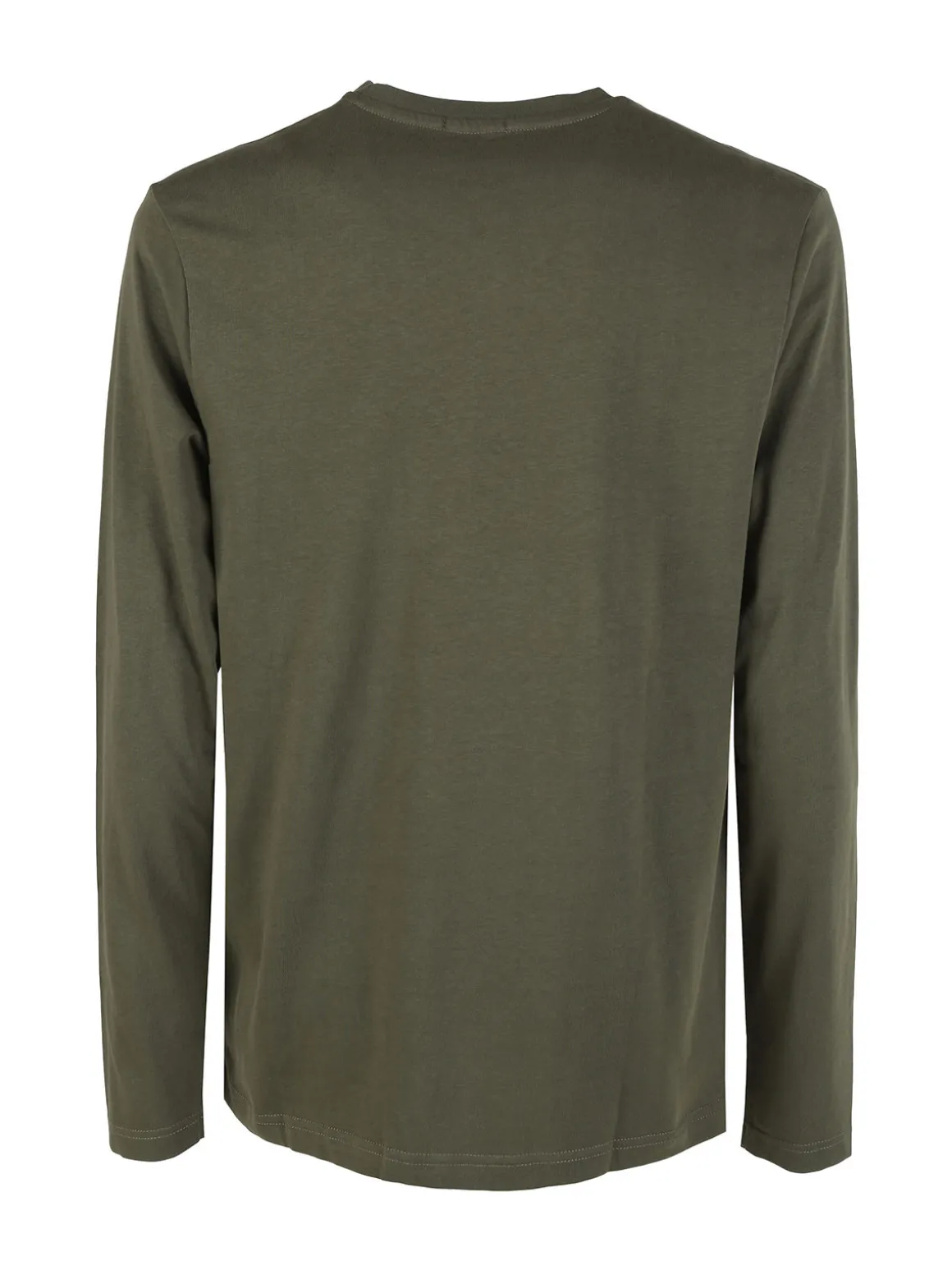 Coveri Moving Maglia girocollo da uomo in cotone a maniche lunghe - militare