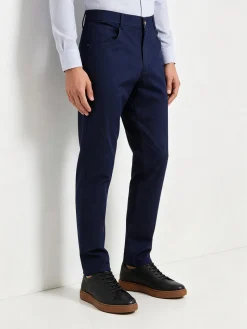 Coveri Moving Pantaloni casual da uomo in cotone - bluette