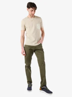 Coveri Moving Pantaloni casual da uomo in cotone - militare