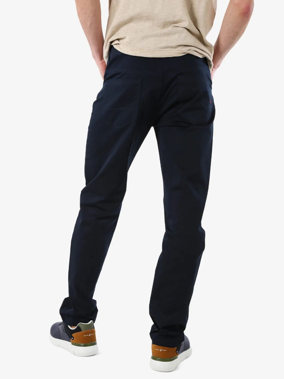 Coveri Moving Pantaloni casual da uomo in cotone - blu scuro