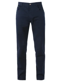 Coveri Moving Pantaloni casual da uomo in cotone - blu scuro