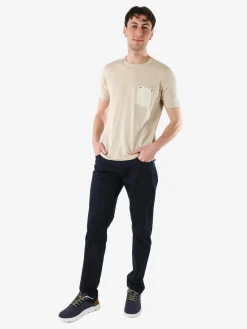 Coveri Moving Pantaloni casual da uomo in cotone - blu scuro
