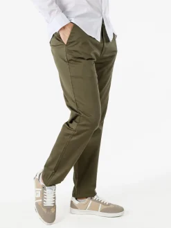 Coveri Moving Pantaloni casual da uomo in cotone - militare