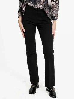 Coveri Moving Pantaloni donna a zampa - nero