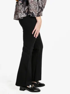 Coveri Moving Pantaloni donna a zampa - nero