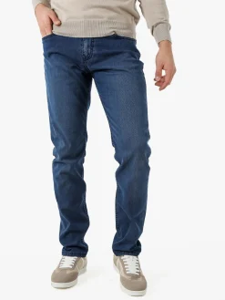 Coveri Moving Pantaloni jeans da uomo a vita bassa - blu