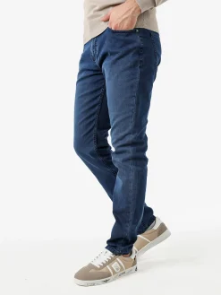 Coveri Moving Pantaloni jeans da uomo a vita bassa - blu