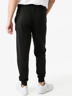 Coveri Moving Pantaloni tuta da uomo in cotone con coulisse e polsini - nero