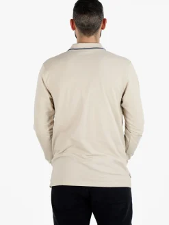 Coveri Moving Polo da uomo a maniche lunghe in cotone