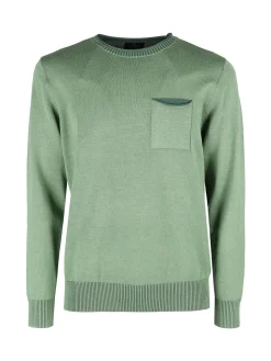 Coveri Moving Pullover da uomo in maglia con taschino