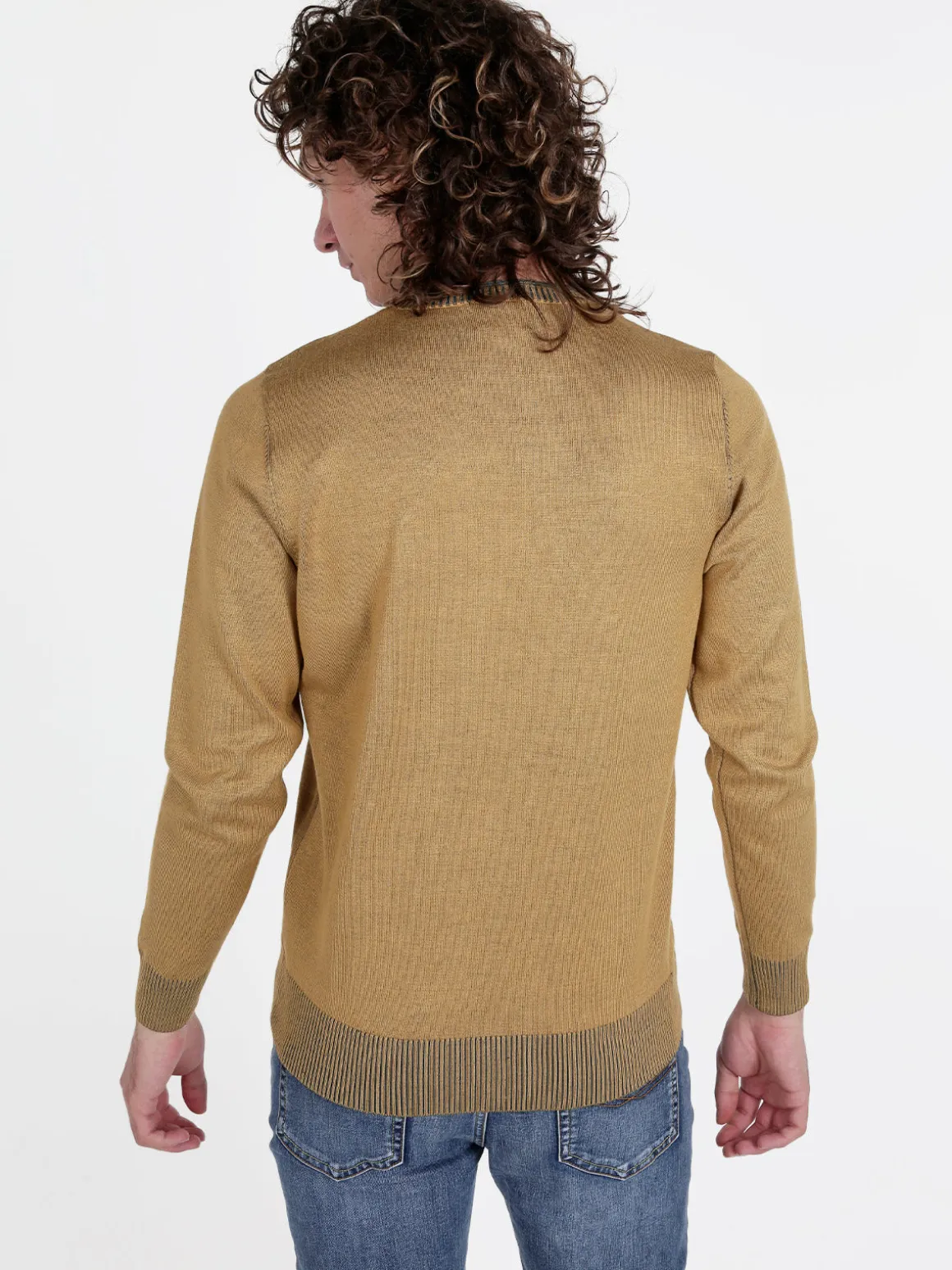 Coveri Moving Pullover da uomo in maglia con taschino