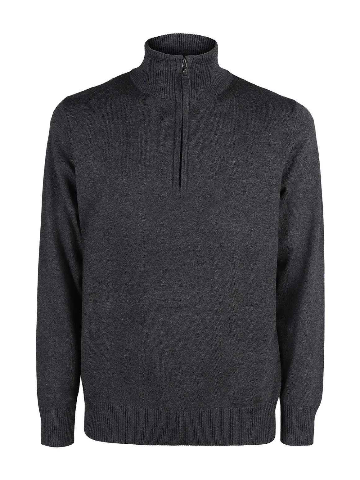 Coveri Moving Pullover da uomo in maglia con chiusura mezza zip