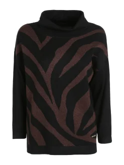 Coveri Moving Pullover dolcevita da donna - nero
