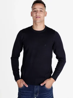 Coveri Moving Pullover girocollo da uomo tinta unita