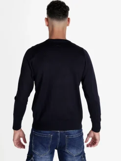 Coveri Moving Pullover girocollo da uomo tinta unita