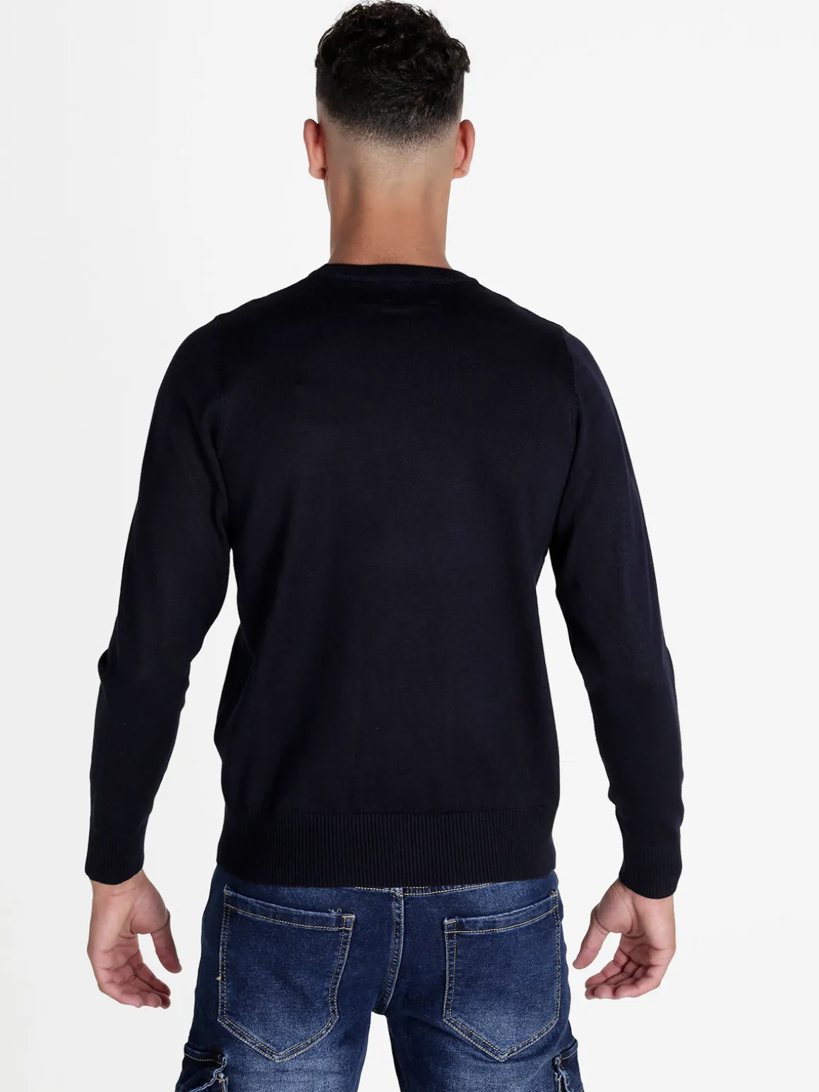Coveri Moving Pullover girocollo da uomo tinta unita