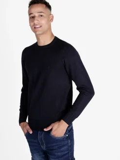 Coveri Moving Pullover girocollo da uomo tinta unita