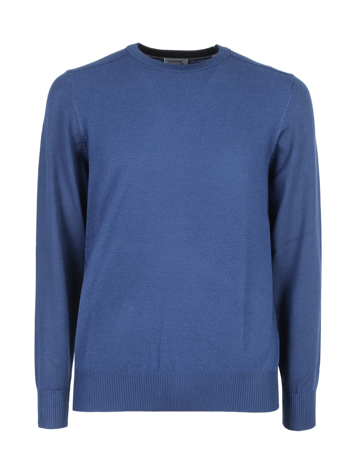 Coveri Moving Pullover girocollo da uomo in maglia - blu