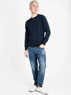 Coveri Moving Pullover girocollo da uomo in cotone