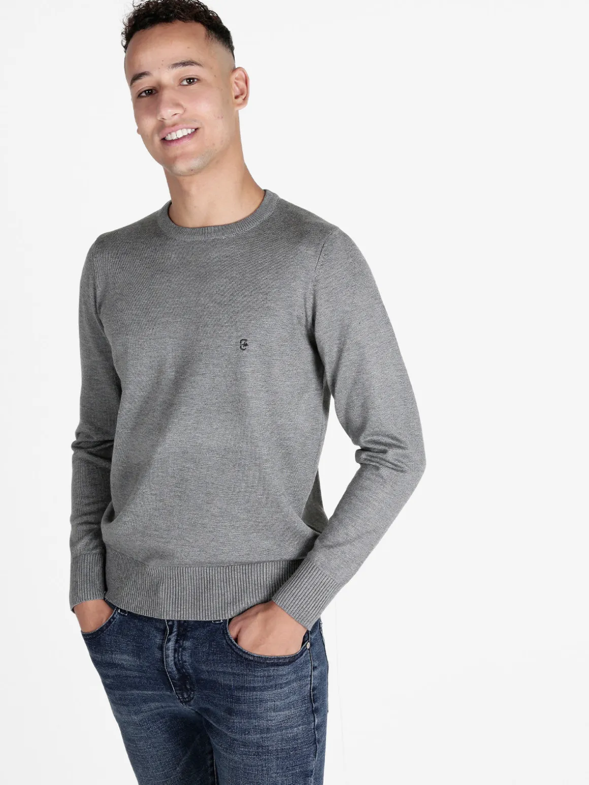 Coveri Moving Pullover girocollo da uomo tinta unita