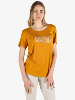 Coveri Moving T-shirt da donna con strass