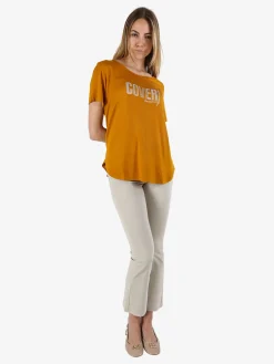 Coveri Moving T-shirt da donna con strass