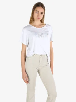 Coveri Moving T-shirt da donna con strass