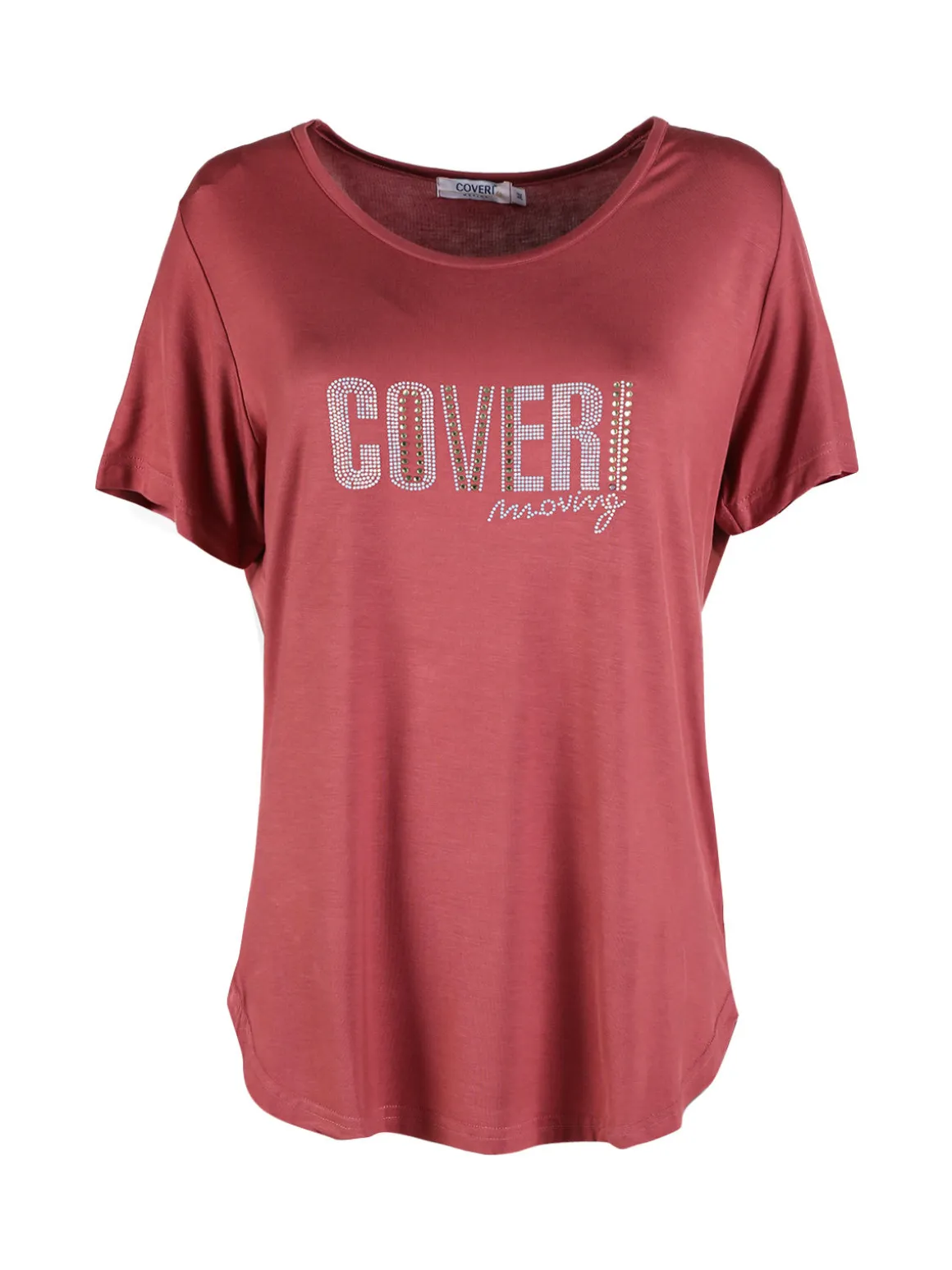 Coveri Moving T-shirt da donna con strass