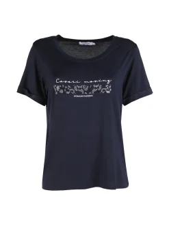 Coveri Moving T-shirt da donna con strass