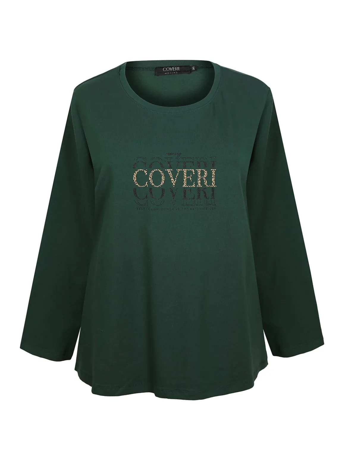 Coveri Moving T-shirt donna maniche lunghe taglie forti