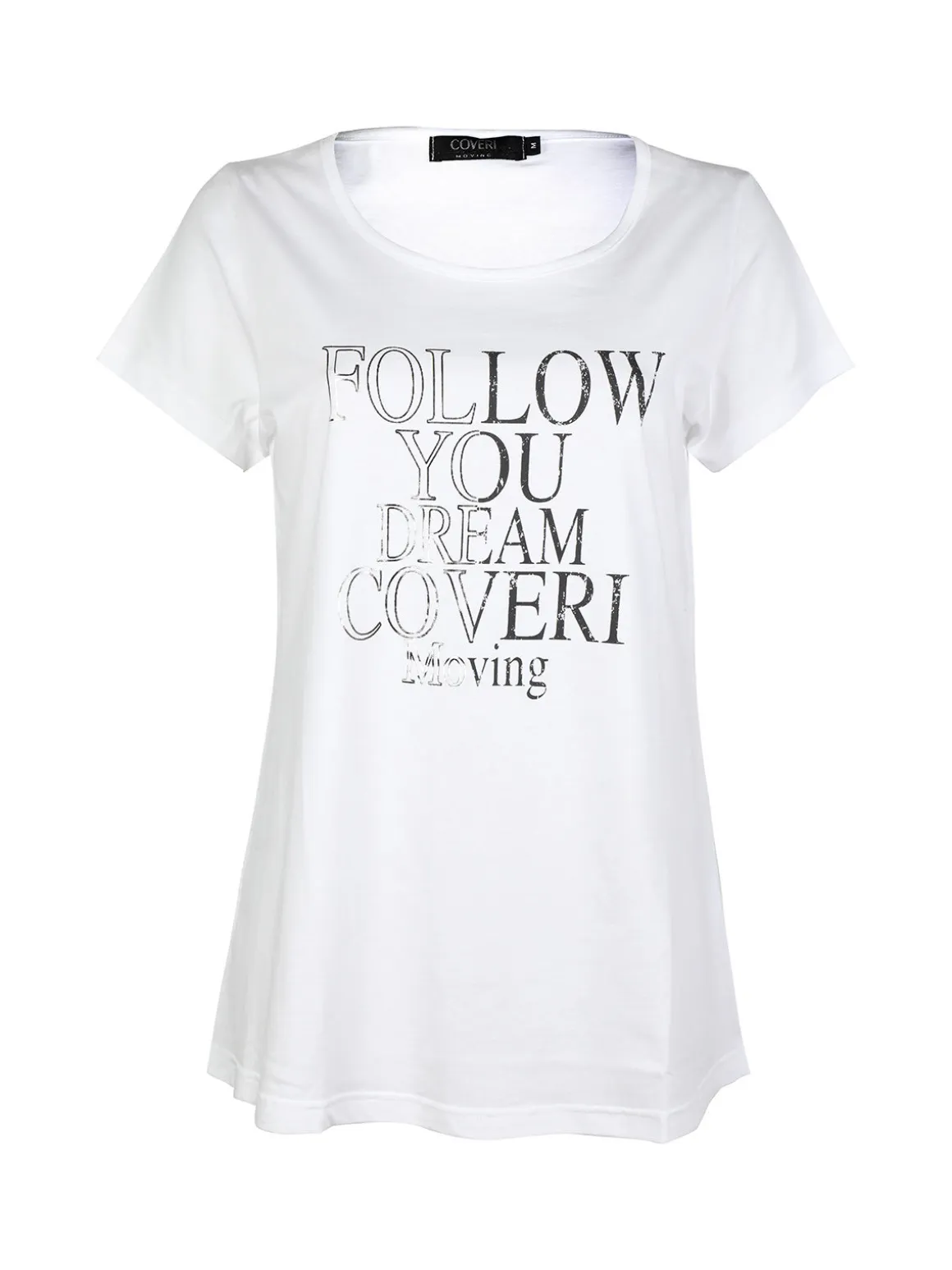 Coveri Moving T-shirt manica corta donna con scritta